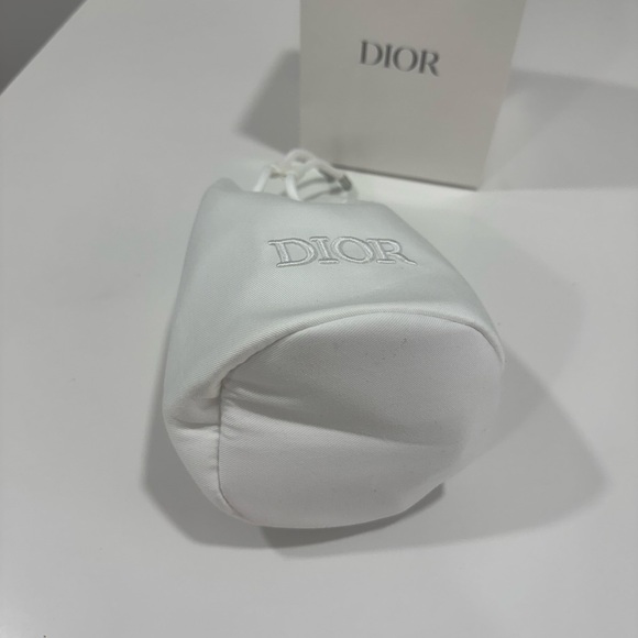 Dior Ivory Drawstring Bag - Picture 3 of 5